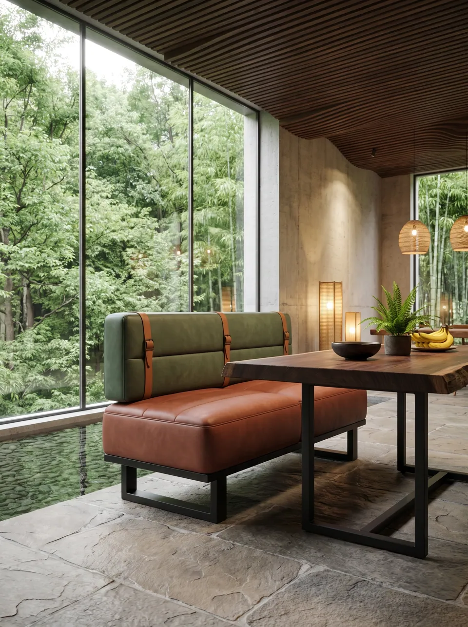 Green Banquette project scene 11